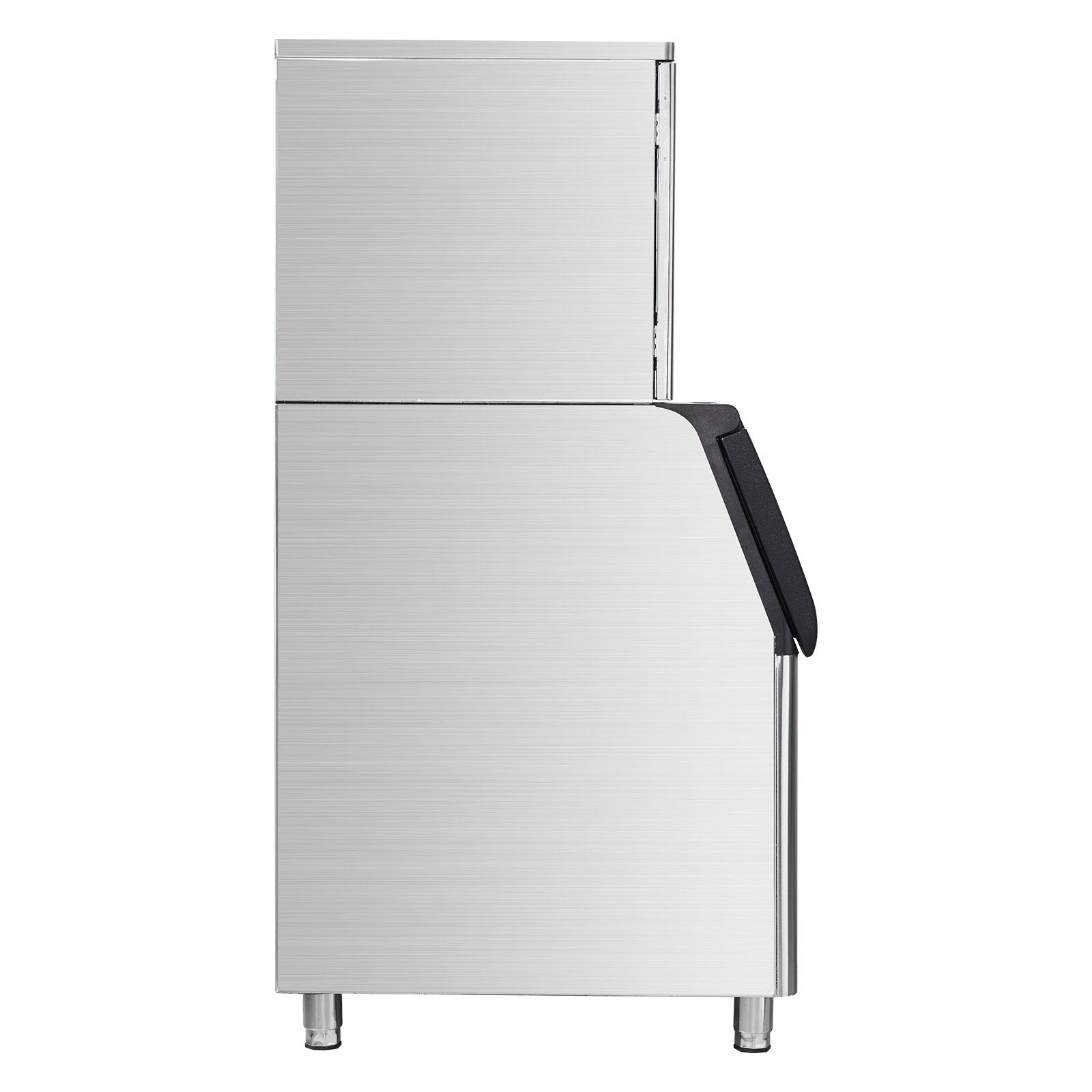 VEVOR Commercial Ice Maker, 550LBS/24H Ice Making Machine with 330.7LBS Large Storage Bin, 1000W Auto Self-Cleaning Ice Maker Machine ith 3.5-inch LED Screen for Business Bar Cafe Restaurant