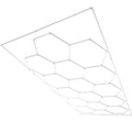 VEVOR Hexagon Garage Lights 66300LM 15 Grids Honeycomb LED Shop Ceiling Light