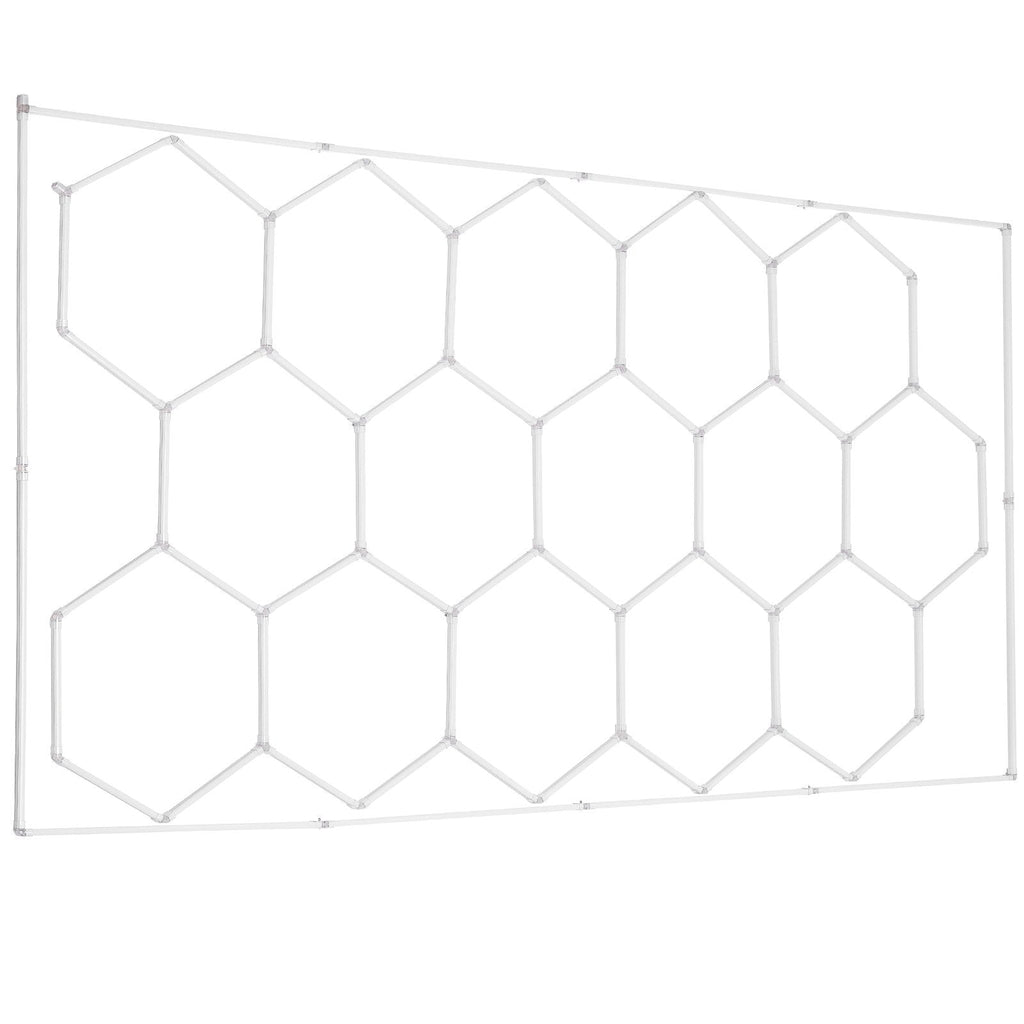 VEVOR Hexagon Garage Lights 66300LM 15 Grids Honeycomb LED Shop Ceiling Light