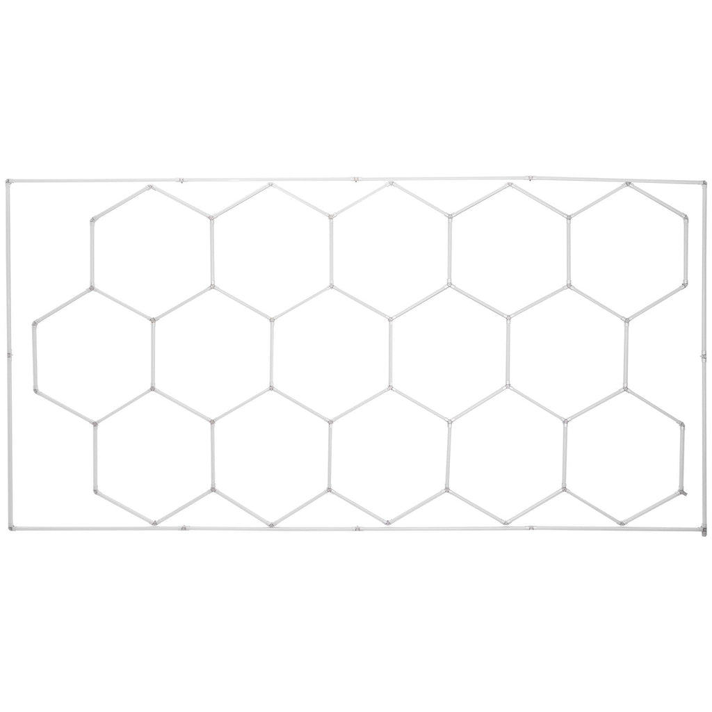 VEVOR Hexagon Garage Lights 66300LM 15 Grids Honeycomb LED Shop Ceiling Light