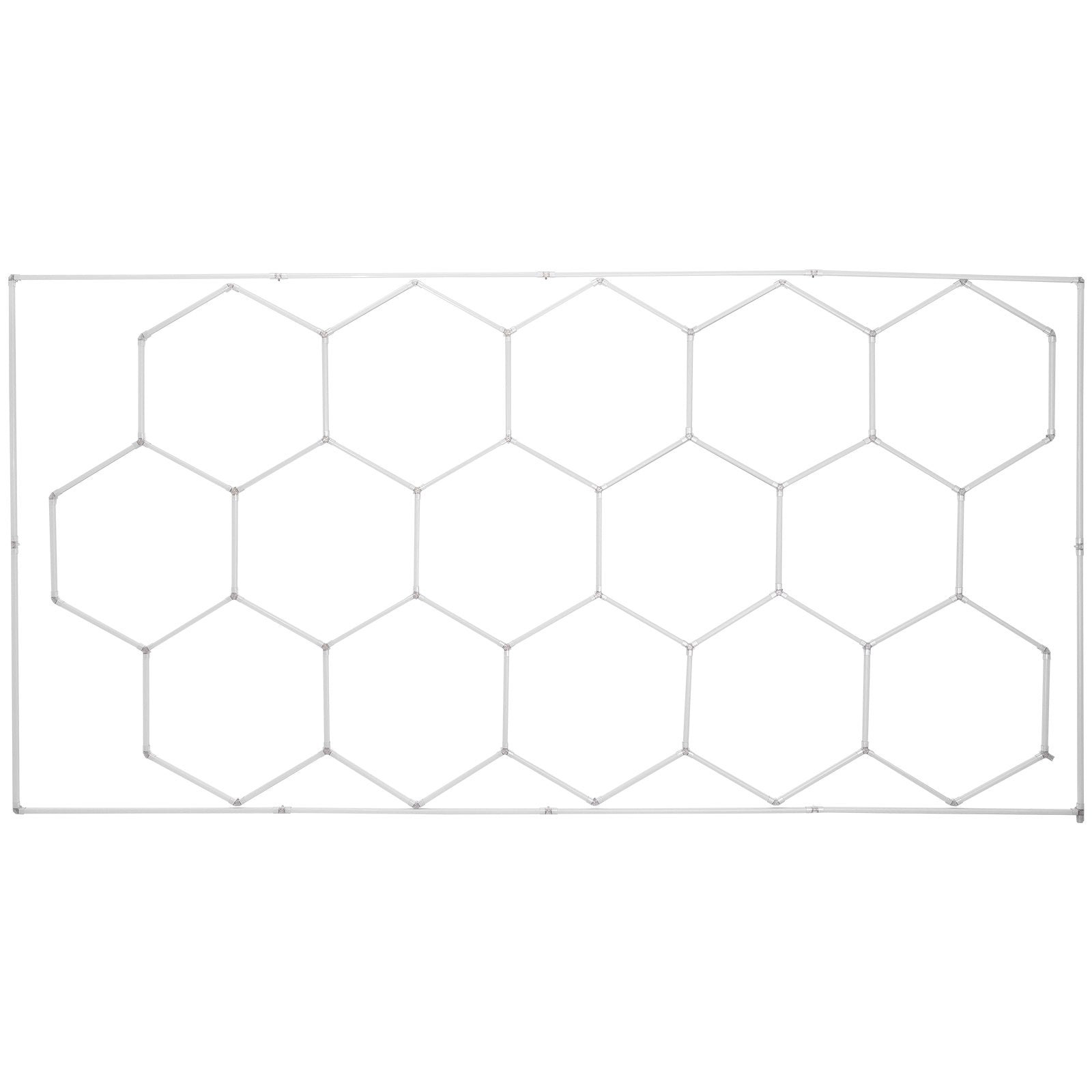 VEVOR Hexagon Garage Lights 66300LM 15 Grids Honeycomb LED Shop Ceiling Light