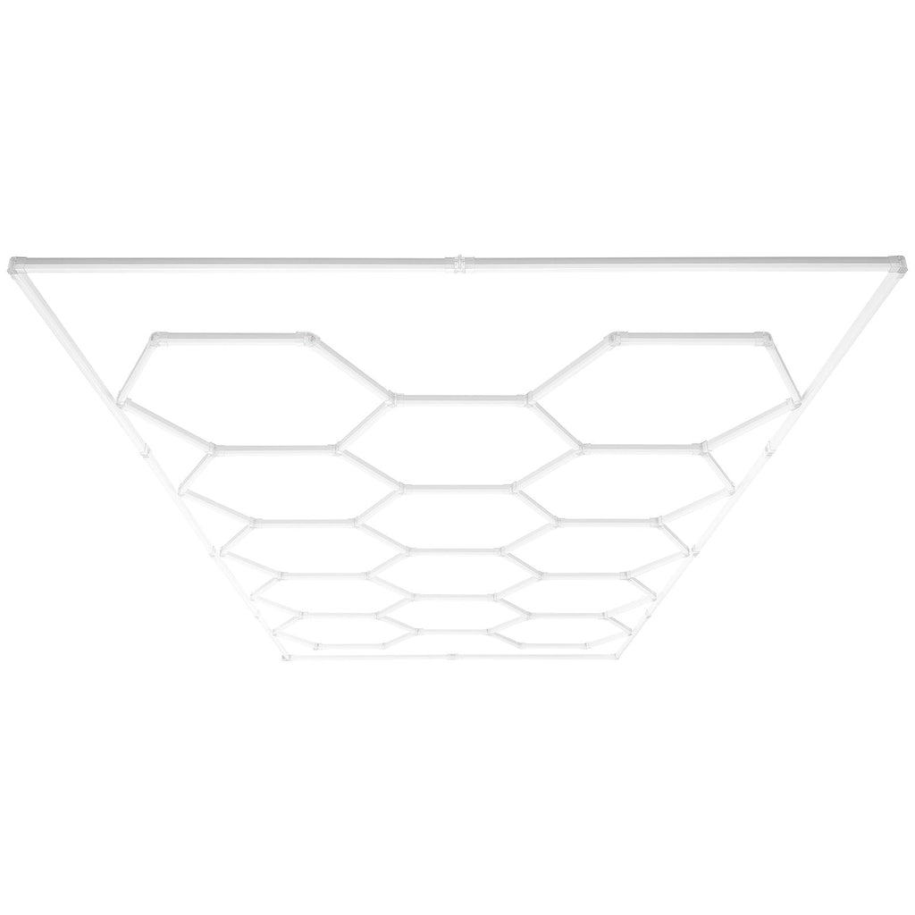 VEVOR Hexagon Garage Lights 86400LM 14 Grids Honeycomb LED Shop Ceiling Light