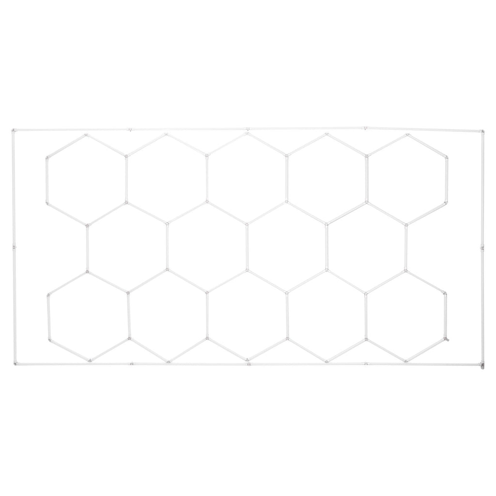 VEVOR Hexagon Garage Lights 86400LM 14 Grids Honeycomb LED Shop Ceiling Light