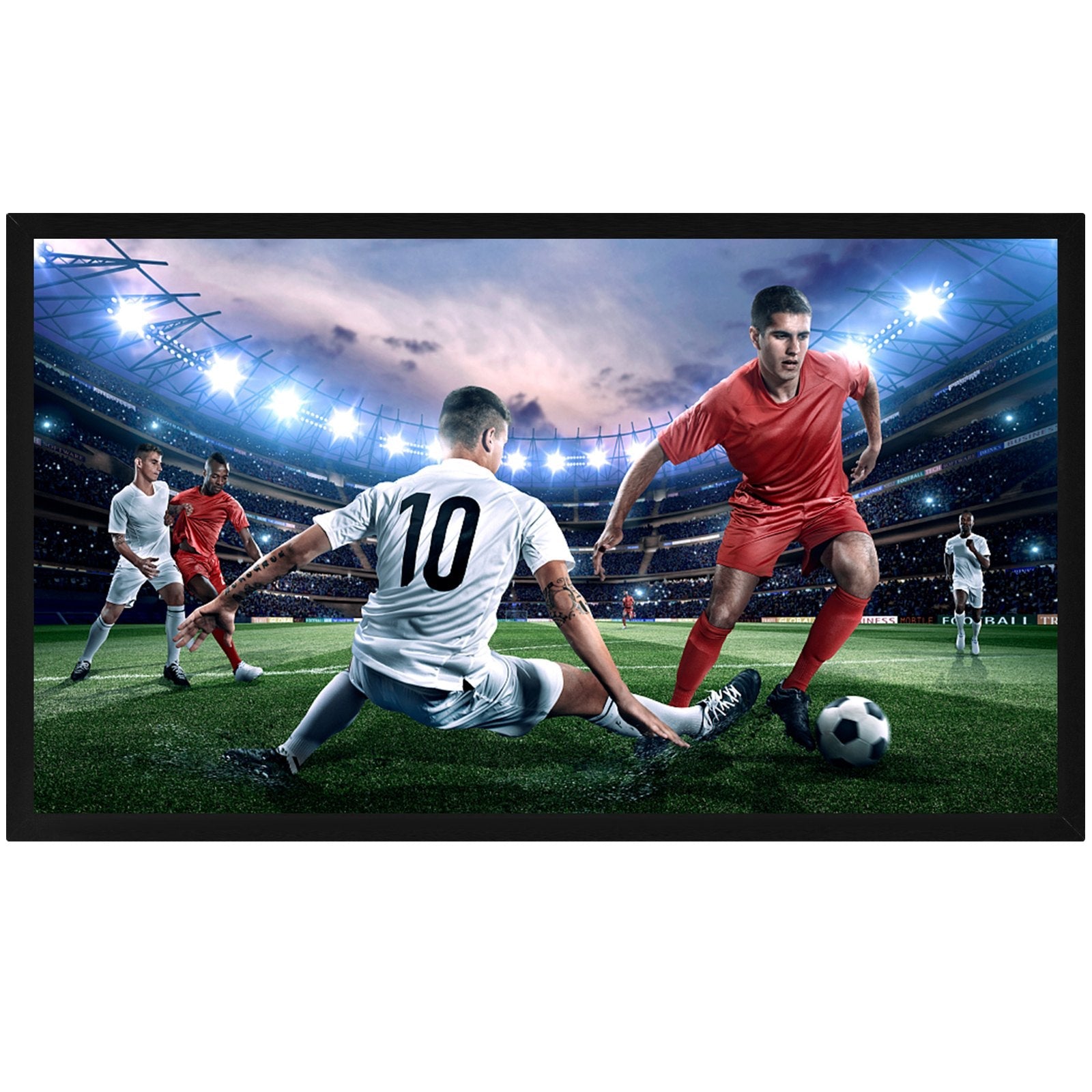 VEVOR Projector Screen Fixed Frame 155inch Projector Screen 16:9 4K HD Movie Screen Wall Mounted for Movie Theater Home