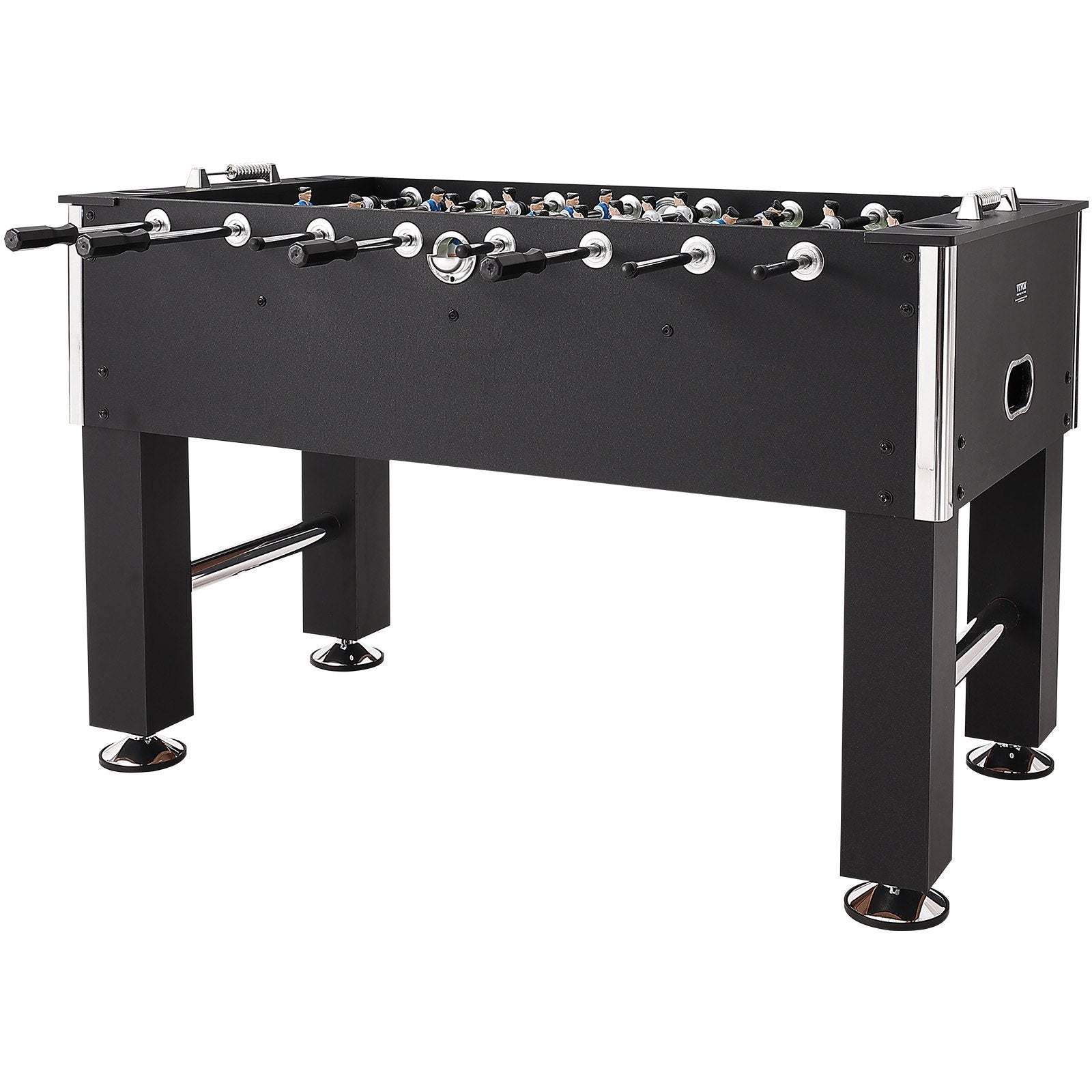 VEVOR Foosball Table, 55 inch Standard Size Foosball Table, Indoor Full Size Foosball Table for Home, Family, and Game Room, Soccer with Foosball Table Set, Includes 4 Balls and 4 Cup Holders
