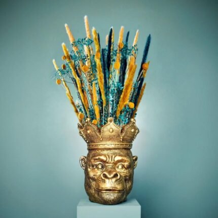FLOWER POT MONKEY KONG GOLD