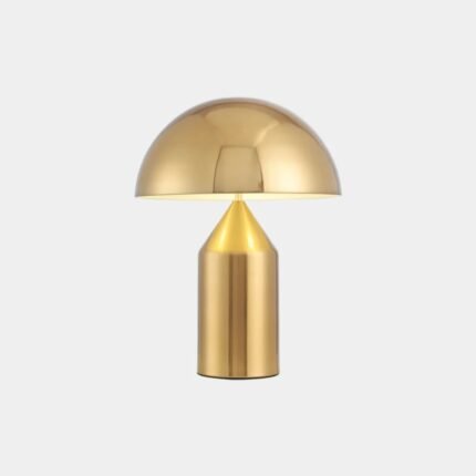 DESK TABLE LAMP MODERN CREATIVE METAL MURSHROOM GOLD