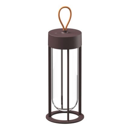 IN VITRO UNPLUGGED TABLE LAMP DEEP BROWN