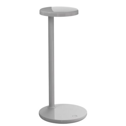 OBLIQUE TABLE LAMP GLOSS GREY