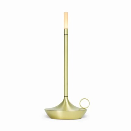 GRAYPANTS WICK PORTABLE TABLE LIGHT BRASS