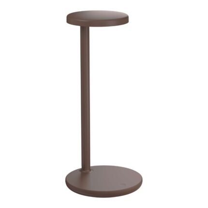 OBLIQUE TABLE LAMP MATT BROWN
